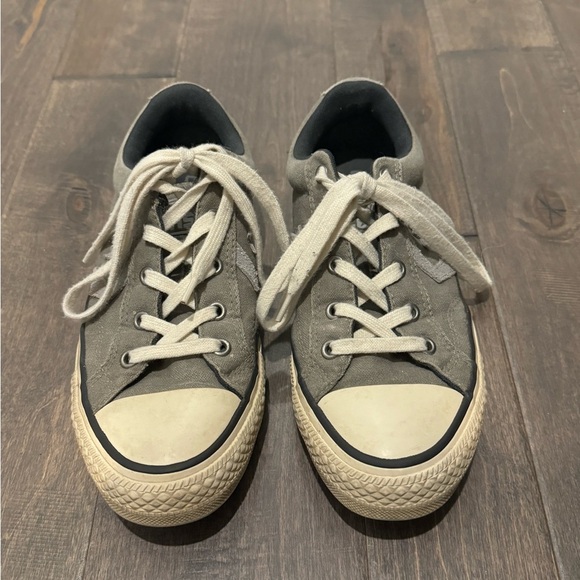 CONVERSE Army Green Canvas Shoes Size 6.5 Womens 4.5 Mens Unisex All Star - Picture 2 of 14